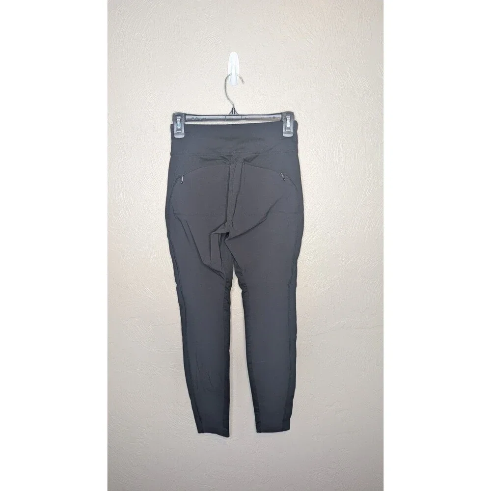 Athleta Womens 2P Black Highline Hybrid Summiter Tights Pants Pockets #158825